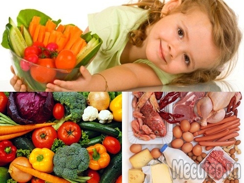 Cách bổ sung vitamin bằng thực phẩm cho trẻ